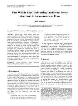 Reprint  - Horizon Research Publishing