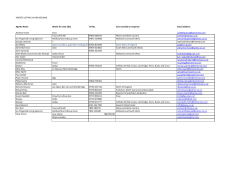 UK Agent listing