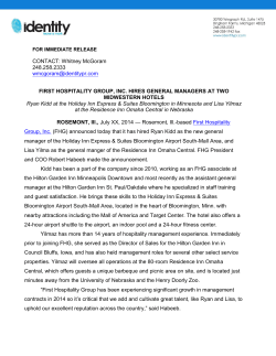 FHG hires General Managers at two Midwestern hotels