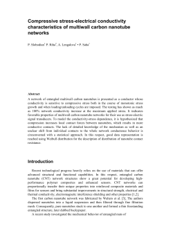 Compressive stress-electrical conductivity characteristics of