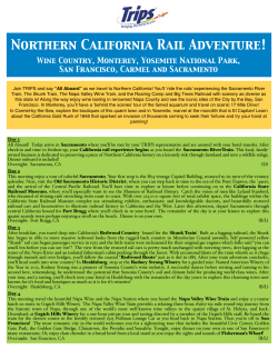 Northern California Rail Adventure