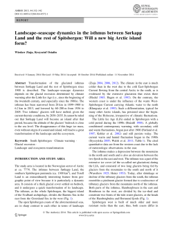 Landscape&ndash;seascape dynamics in the isthmus