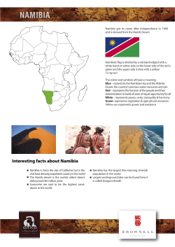 Namibia - Brownell Travel