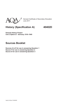 June 11 - Unit 2 Option D Source Booklet