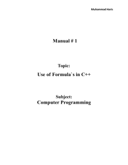 Manual # 1 - WordPress.com