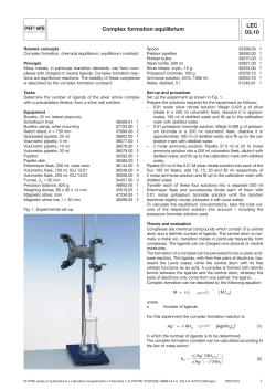 LEC 03.10 Complex formation equilibrium