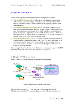 Chapter 19. Network Chat