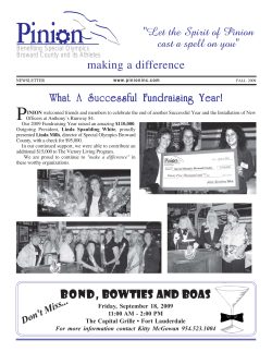 2009 Fall Newsletter