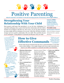 Positive Parenting