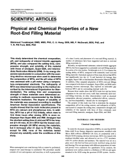 Physical and Chemical Properties of a New Root