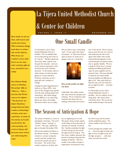 November 2011 newsletter - La Tijera United Methodist Church