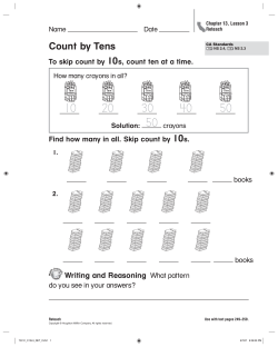 Count by Tens