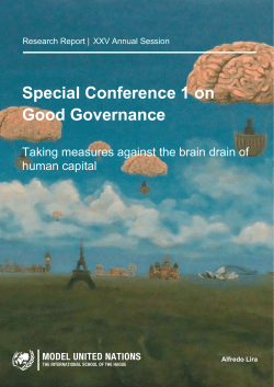 Taking measures against the brain drain of human capital