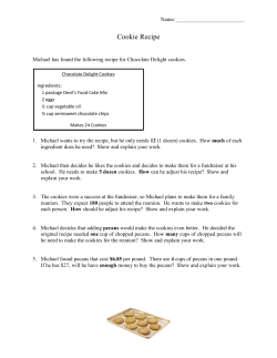 Cookie Recipe