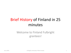 10000 Years of Finnish History in 30 Minutes
