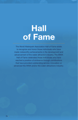 Hall of Fame - World Waterpark Association