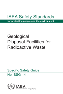 IAEA Safety Standards Geological Disposal