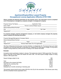 Apartment/Duplex/Other Leased Property