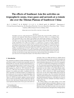 The effects of Southeast Asia fire activities on tropospheric ozone
