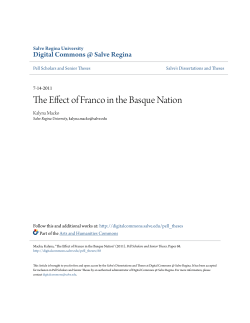 The Effect of Franco in the Basque Nation