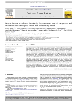 Destructive and non-destructive density determination: method