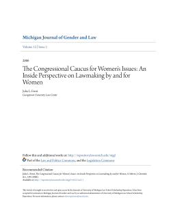 The Congressional Caucus for Women`s Issues