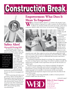 Safety Alert! Empowerment: What Does It Mean To Empower?