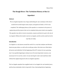 The Rough River: The Turbulent History of the LA Aqueduct