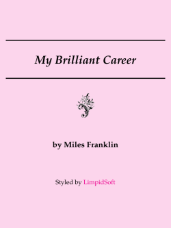 My Brilliant Career