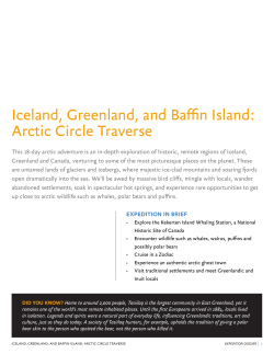 Iceland, Greenland, and Baffin Island: Arctic Circle Traverse