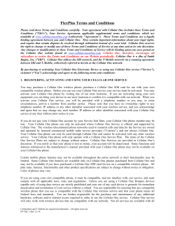 FlexPlus Terms and Conditions