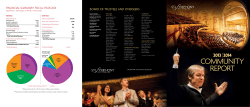 community report - St. Louis Symphony Orchestra