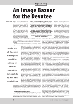 An Image Bazaar for the Devotee