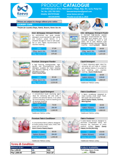 End User Keeva_Enterprise_Products_Catalogue_Pricelist