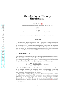 Gravitational N-body Simulations