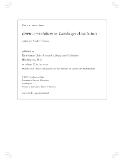 Ecology`s "New Paradigm" and Design in