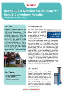 Case Study - Veolia Water Technologies UK