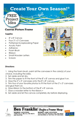 Canvas Picture Frame - Ben Franklin Crafts and Frame Shop