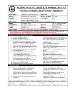 Maintenance Technician III