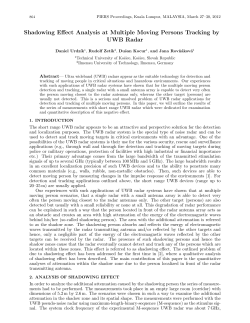 Shadowing Effect Analysis at Multiple Moving Persons
