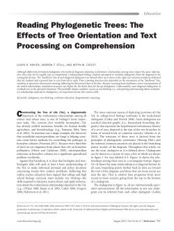 Reading Phylogenetic Trees: The Effects of Tree