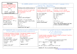 Ks, solubility product/constant this is an