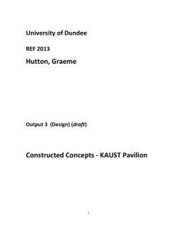 Constructed Concepts - University of Dundee