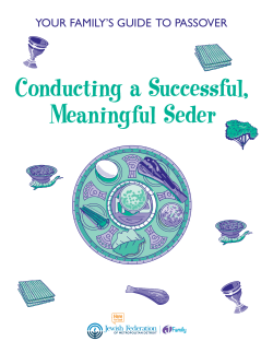 to the Family Guide to Passover