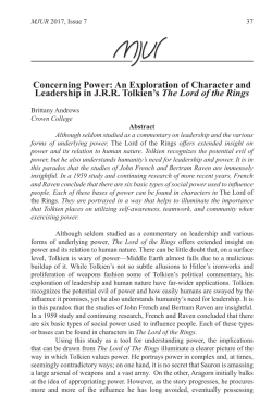 Concerning Power - Monmouth College Research