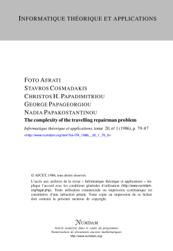 The complexity of the travelling repairman problem