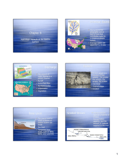 Rivers, hydrology, and hydrologic hazards