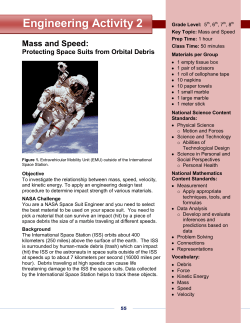 Protecting Space Suits from Orbital Debris