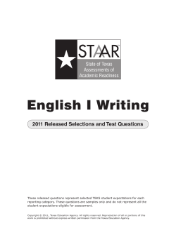 English I Writing