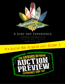Pre Auction Bids Accepted until October 6